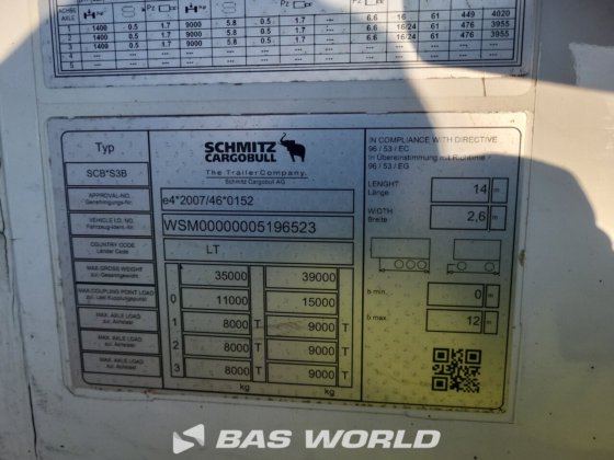 施密茨冷藏半挂车