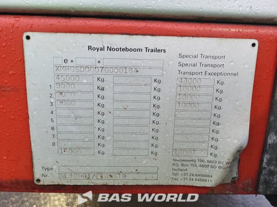 Nooteboom 低装载半挂车