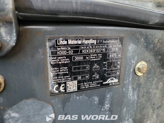 リンド H30D フォークリフト