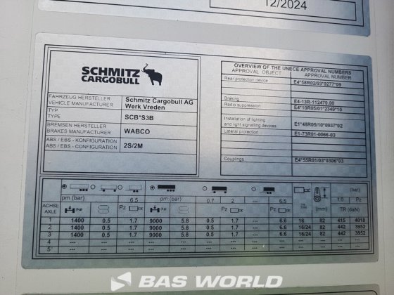 施密茨冷藏半挂车