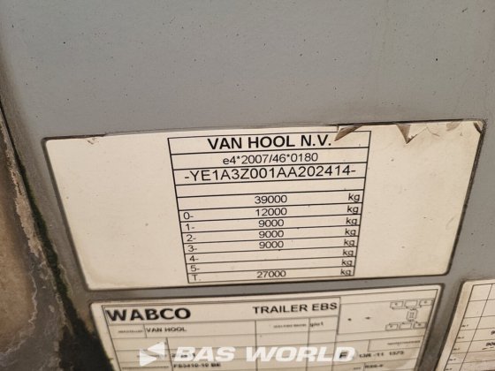 Van Hool 罐式半拖车