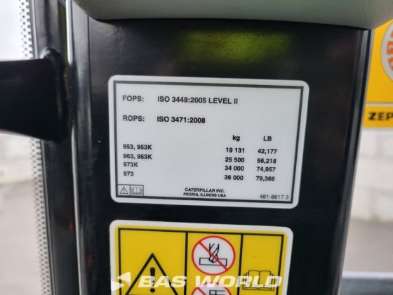 卡特彼勒 973 爬行装载机