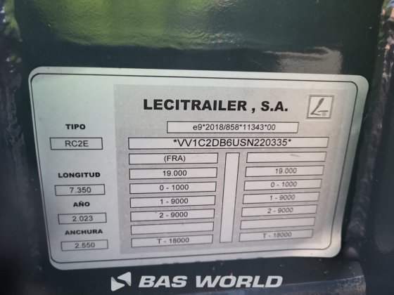 Lecitrailer 交换式车体拖车