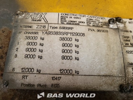 TRAX 低架半挂车