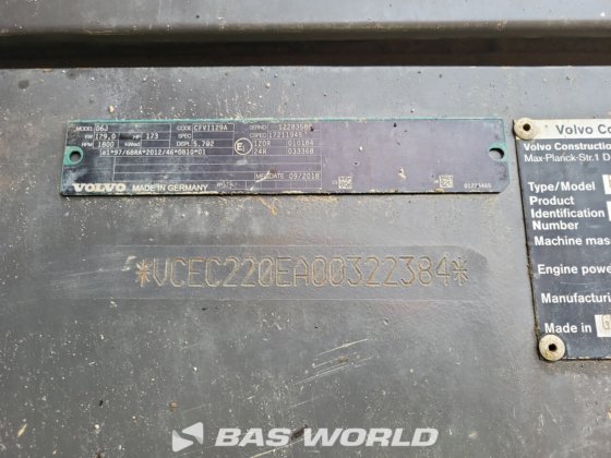 沃尔沃 EC220 E L 履带式挖掘机