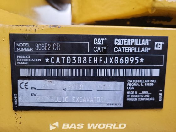 卡特彼勒 308 E2 CR 履带式挖掘机