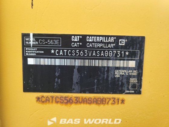 Caterpillar CS563 E Single drum