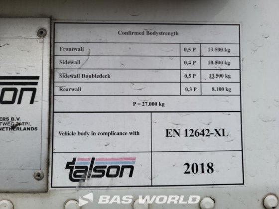 Talson 封闭箱式半拖车