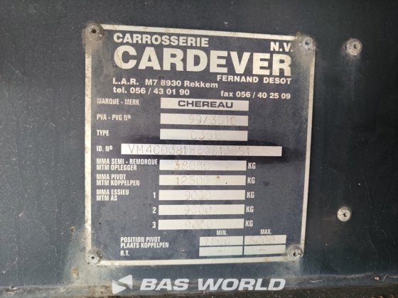 Chereau 冷藏半挂车