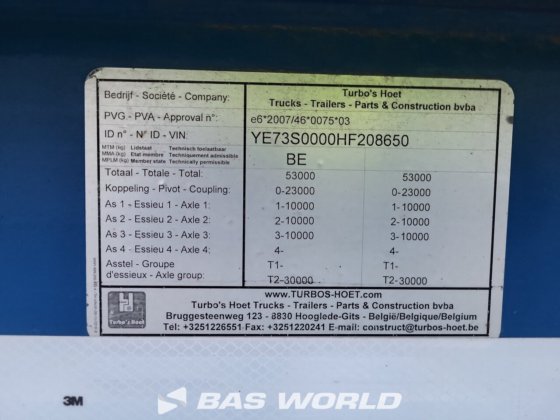 涡轮-荷特低平台半挂车