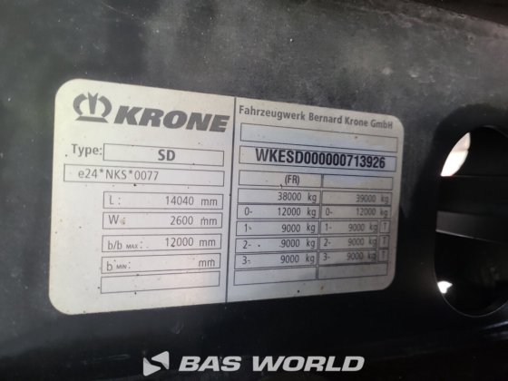 Krone 冷藏半挂车