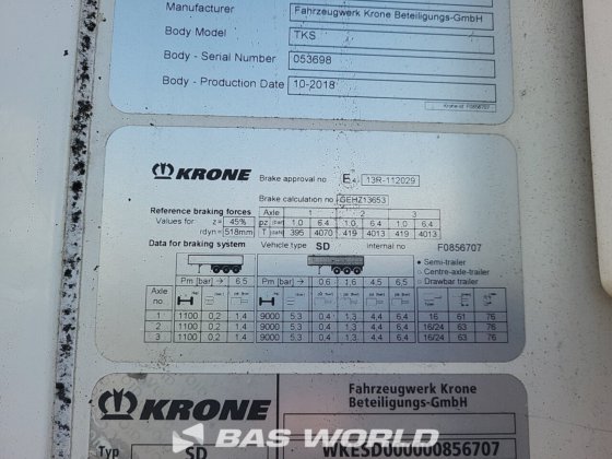 クローネ冷凍セミトレーラ