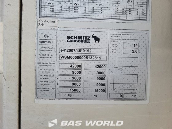 施密茨冷藏半挂车