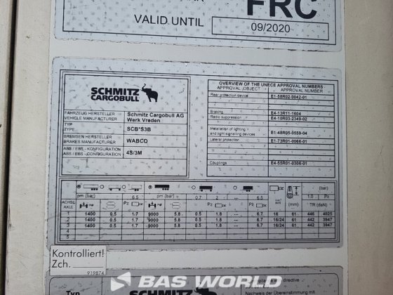 施密茨冷藏半挂车