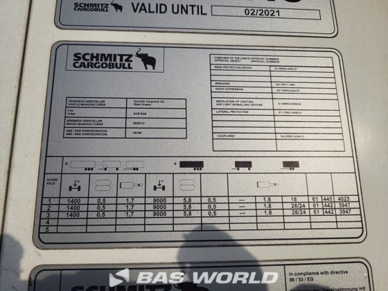 施密茨冷藏半挂车