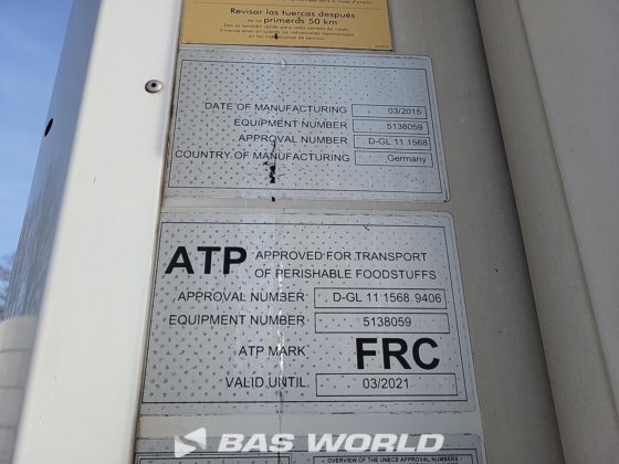 シュミッツ冷凍セミトレーラー