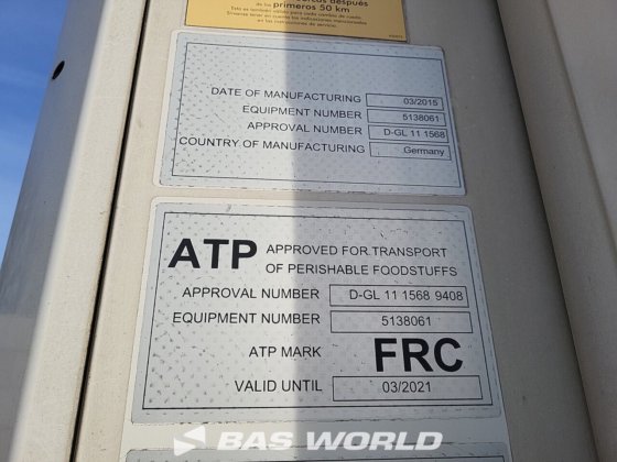 シュミッツ冷凍セミトレーラー