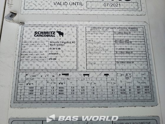 施密茨冷藏半挂车