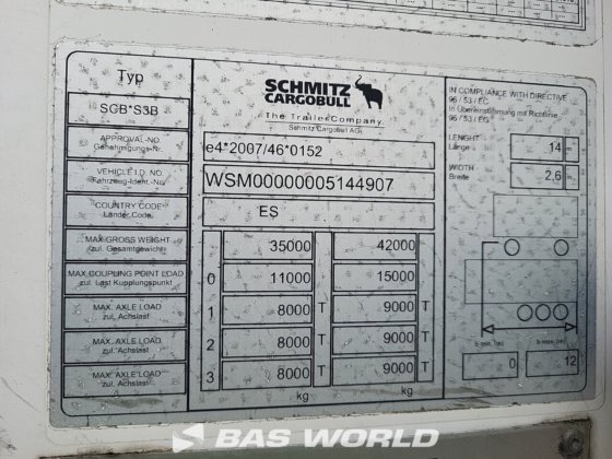 施密茨冷藏半挂车