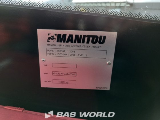 马尼托 MT1840 伸缩臂叉装机