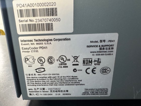 Intermec Technologies EasyCoder PD41 403732