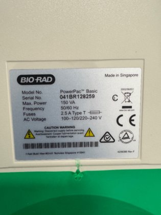Bio-Rad PowerPac Basic 414931