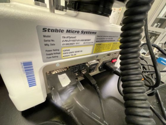 Stable Micro Systems TA XTplusC Texture Analyzer System with Powder ...
