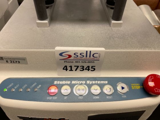 Stable Micro Systems TA XTplusC Texture Analyzer System with Powder ...
