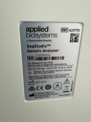 Applied Biosystems SeqStudio 375784
