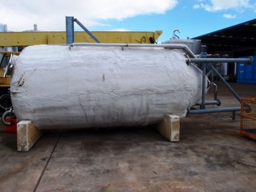 不锈钢夹套罐，容量：11,000Lt