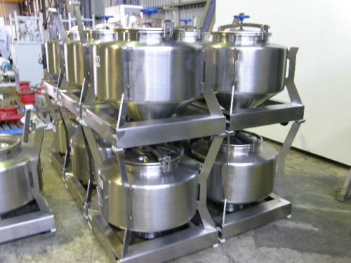 DJ工业公司粉末料斗（不锈钢）