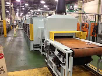 1996年36英寸宽网带钎焊炉生产线