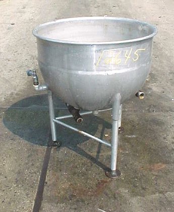50 Gallon Aluminum Kettle Jacketed