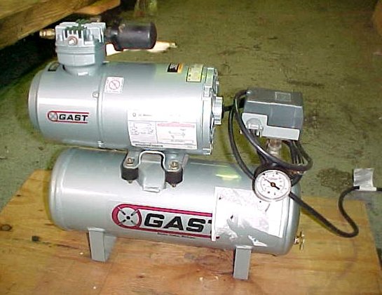 Gast Mfg Air Compressor Air