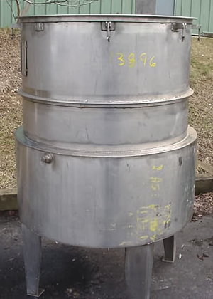 200 Gallon Jacketed Tank Open