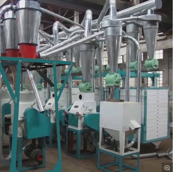 Automatic Wheat Corn Maize Teff Rice Barley Grain Flour Milling Machine ...