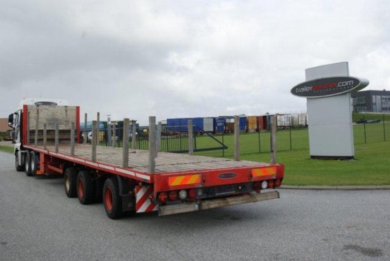 1998 Broshuis Mega tieflader +