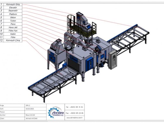 Roller Conveyor Shot Blasting Machine