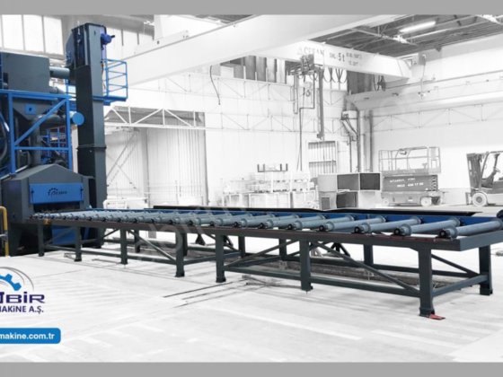 Roller Conveyor Shot Blasting Machine