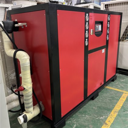 二手工业水冷冷水机40匹130kw制冷量95成新制冷设备源头厂商供应