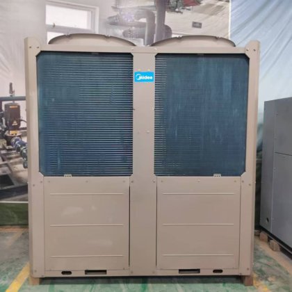 二手美的风冷热泵模块机组冷水机制冷设备商用中央空调设计安装