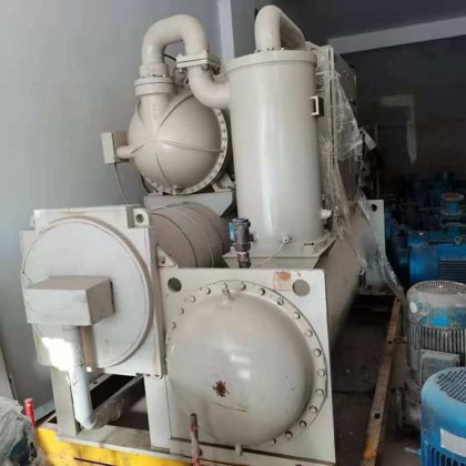 厂房二手冷水机改造置换 中央空调螺杆式制冷设备机组