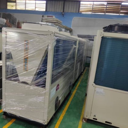 风冷模块130kw东元二手中央空调机组单冷型40匹风冷冷水机