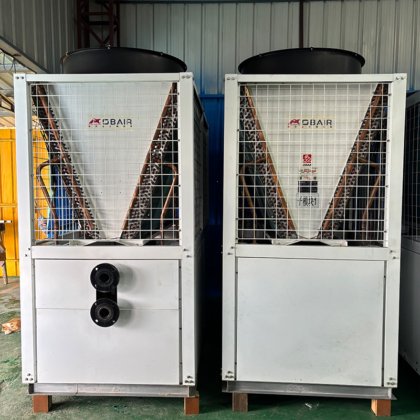 二手风冷模块热泵机组 中央空调配套主机 130KW 冷热水系统 冷水机