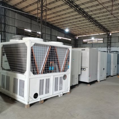 二手中央空调99成新风冷式30匹冷暖泵多联机机组风冷模块恒温设备