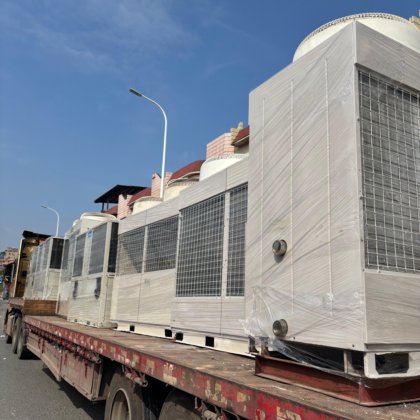 二手中央空调冷水机租赁风冷模块热泵机组无尘车间净化制冷设备