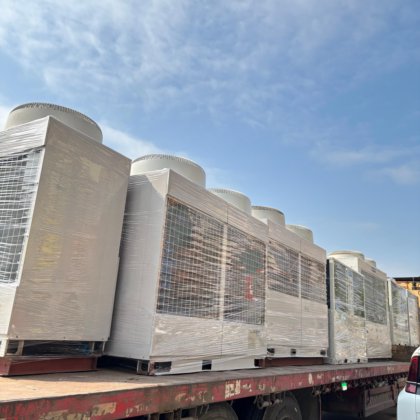 二手中央空调冷水机租赁风冷模块热泵机组无尘车间净化制冷设备