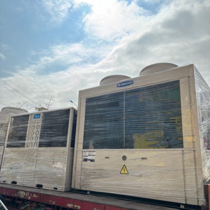 二手中央空调冷水机租赁风冷模块热泵机组无尘车间净化制冷设备