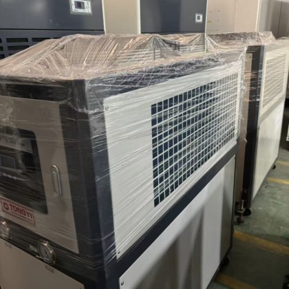 二手空调统益牌5匹风冷冷水机自动设备降温节能冷冻机源头直供