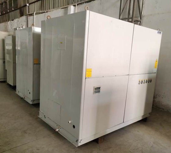 二手空调40匹中央空调水冷柜机出售回收 全国服务保修保换保退